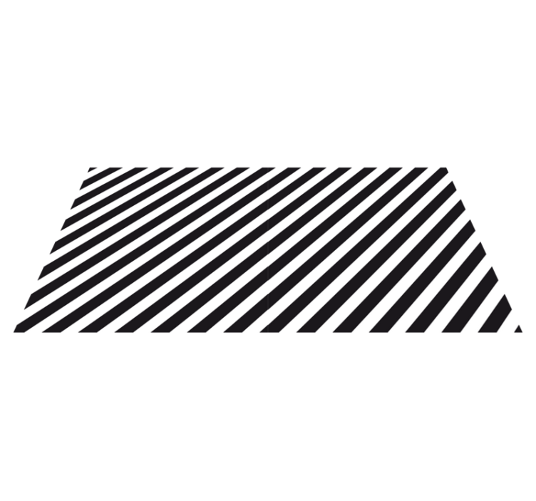 Contrasting Stripe Pattern stripes rug - TenStickers