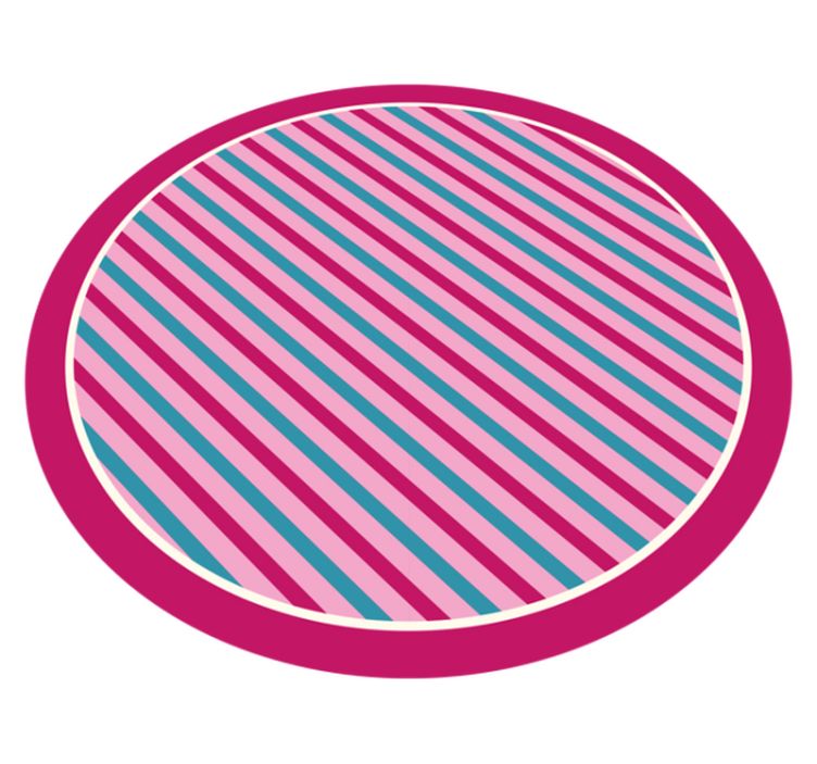 Bright Striped Style stripes rug - TenStickers
