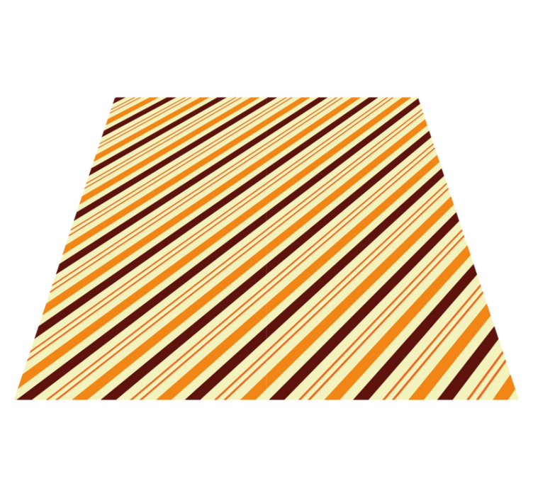 Striped Warm Tones stripes rug - TenStickers