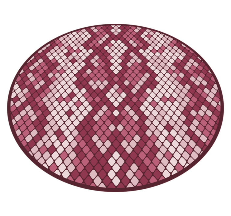 Diamond Pattern Mix texture rug - TenStickers