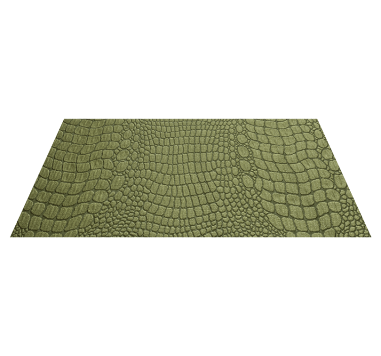 Snake skin animal print rug - TenStickers