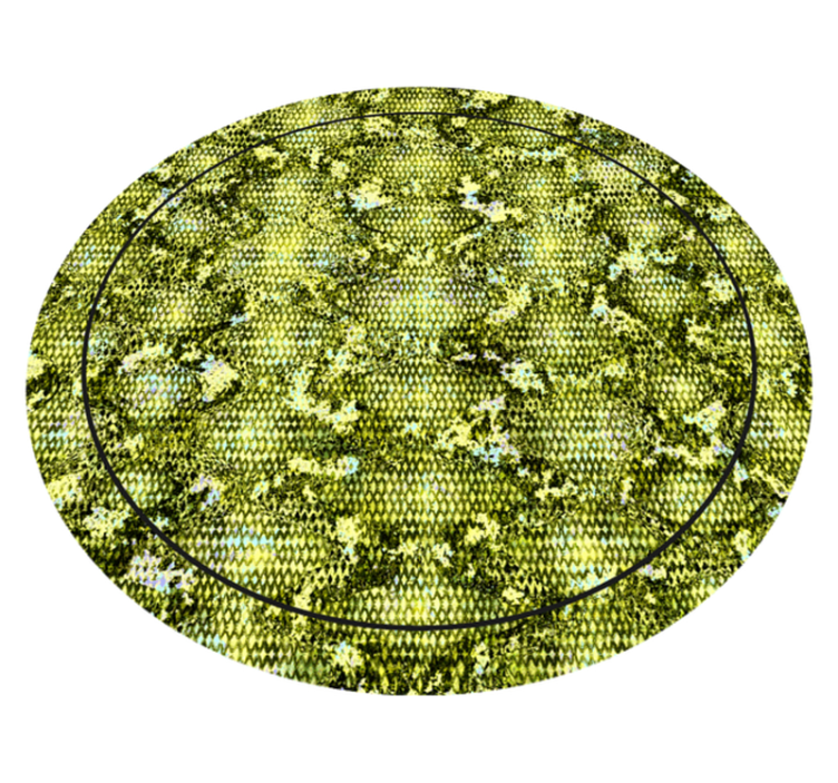 Animal print rug in reptile green skin - TenStickers