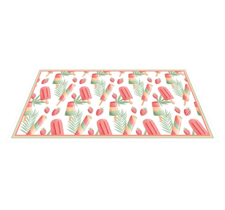 Colorful Ice Treats kids rug - TenStickers