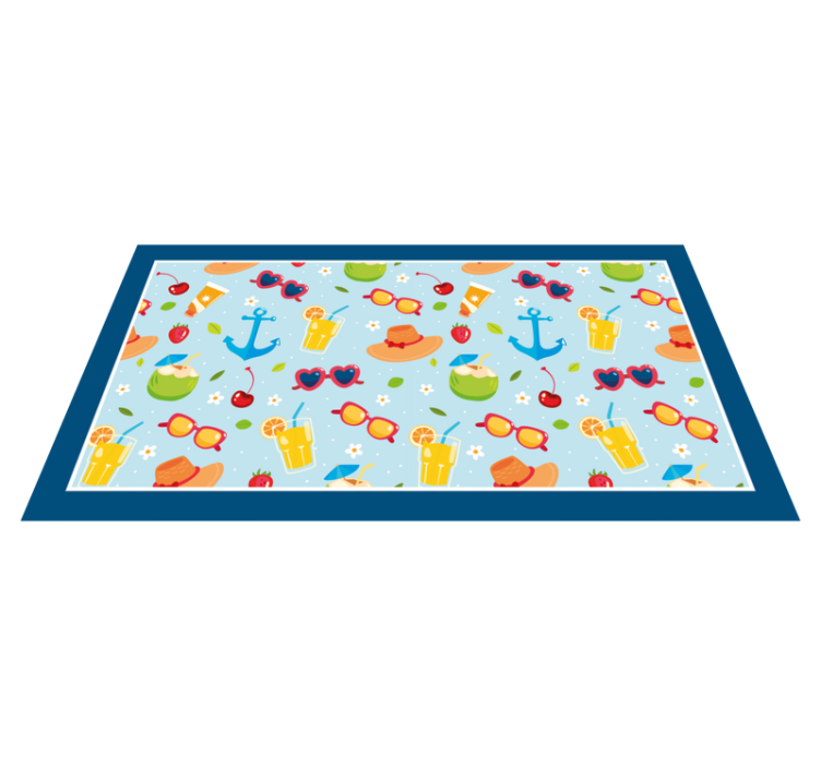 Summer Fun Vibes event carpet - TenStickers