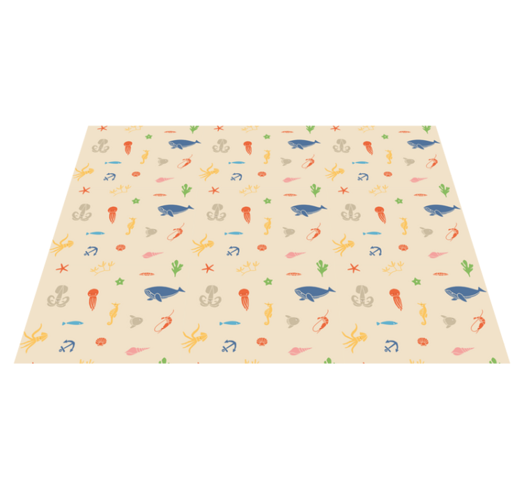 Subaquatic Exploration kids rug - TenStickers