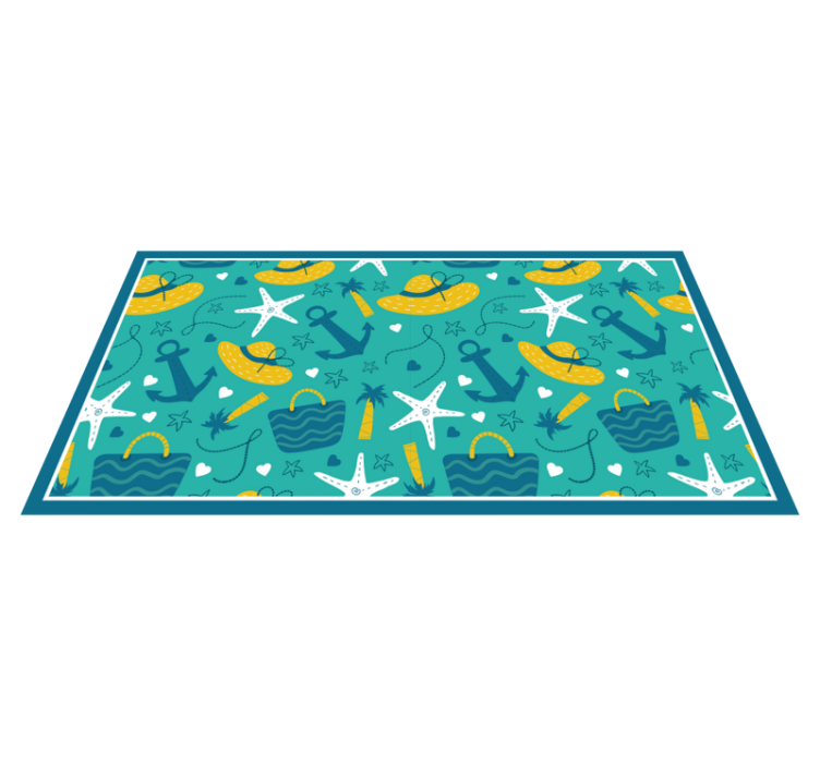Seaside Adventure Motif event carpet - TenStickers