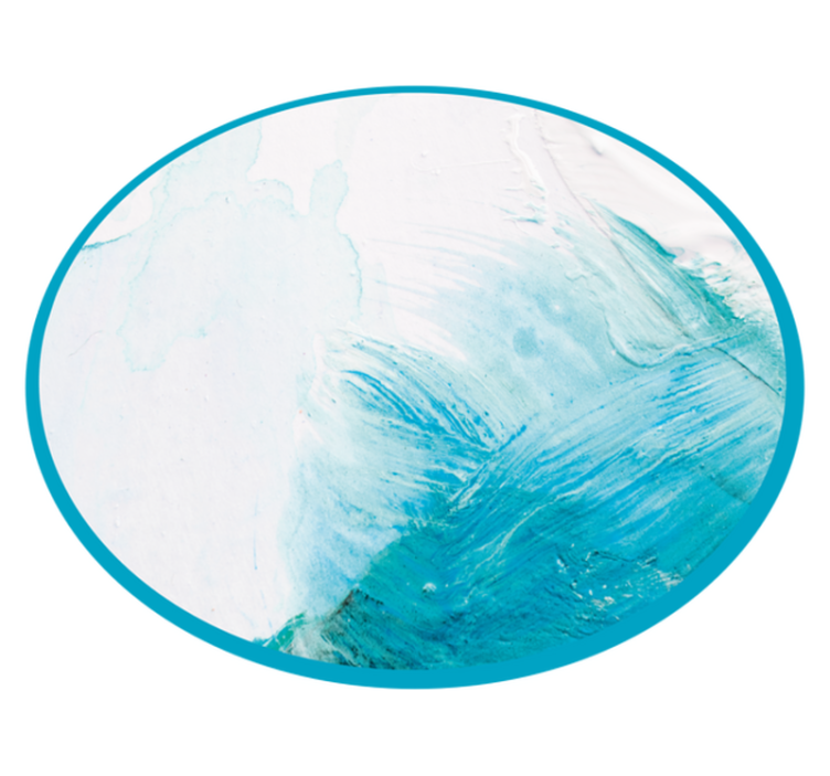 Oceanic water hues nature rug - TenStickers