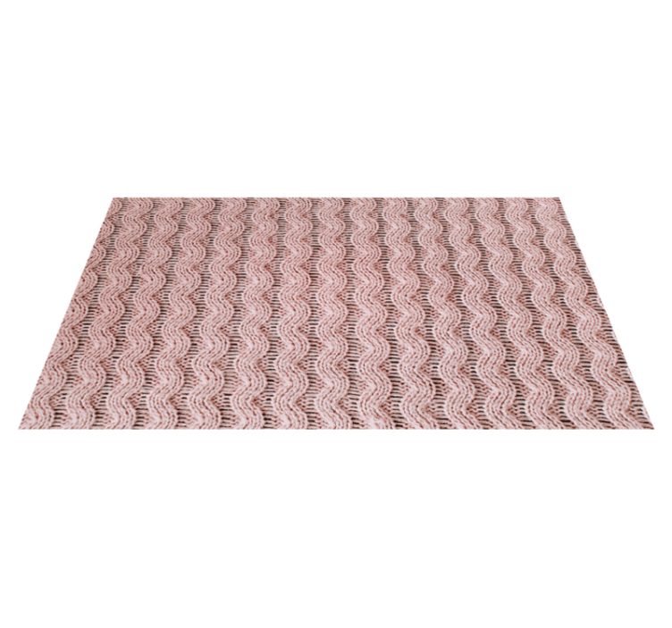 Wavy Pattern bedroom carpet - TenStickers