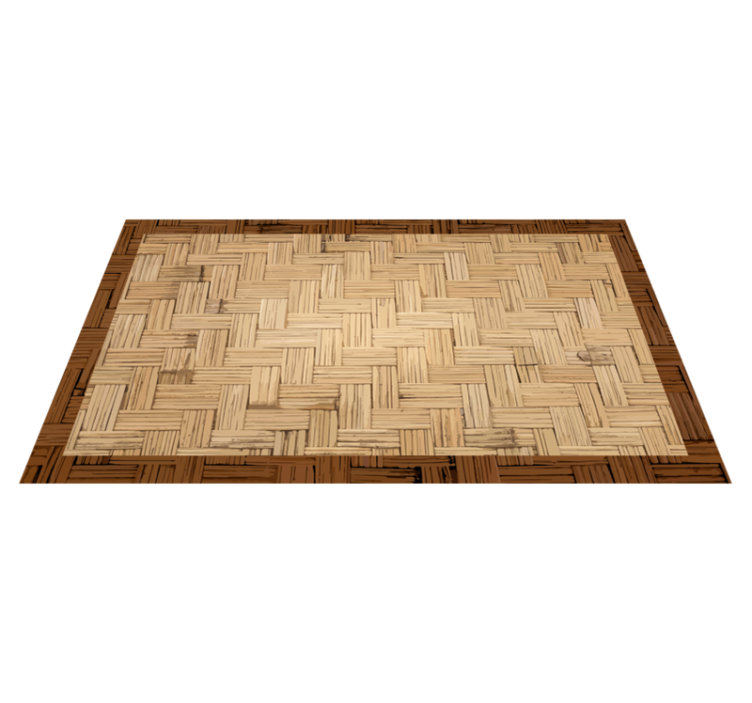 Organic Woven Surface entrance hall rug - TenStickers