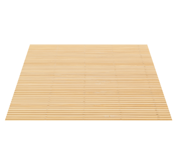 Natural Bamboo Texture entrance hall rug - TenStickers