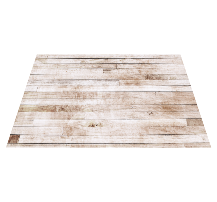 Bright planks appearance wood effect rug - TenStickers