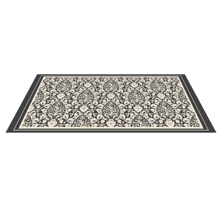 Elegant Botanical Feature vintage rug - TenStickers