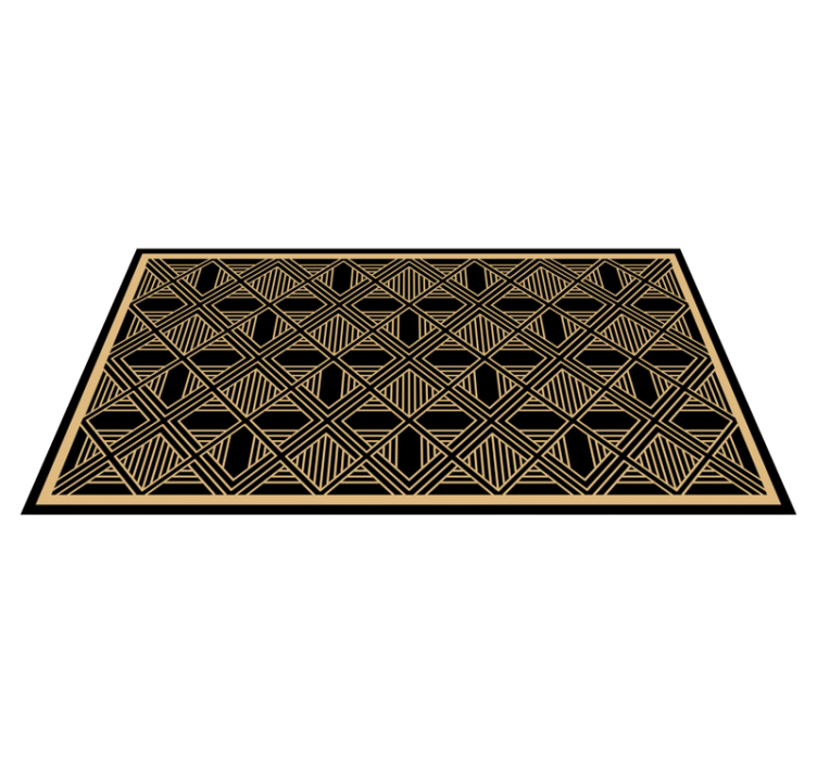 Art Deco sophistication modern rug - TenStickers