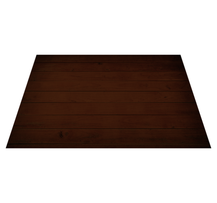 Dark brown texture wood effect rug - TenStickers