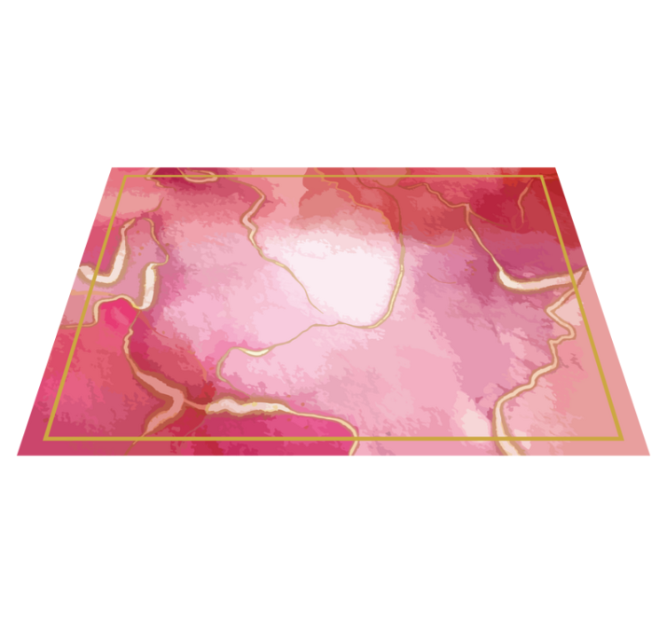 Pink Hues Elegance marble rug - TenStickers