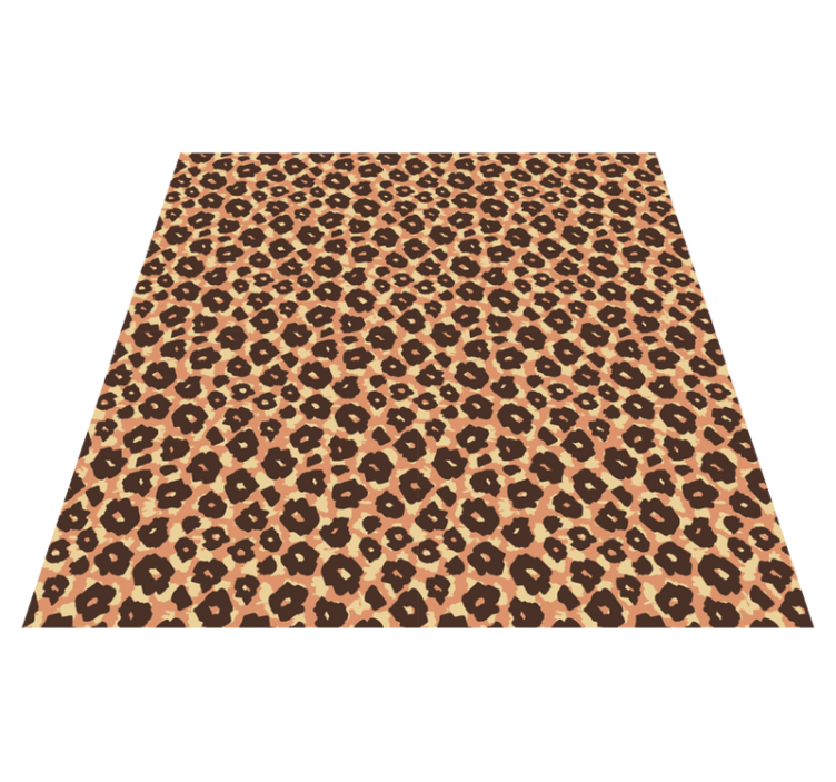 Leopard Pattern Mix animal print rug - TenStickers