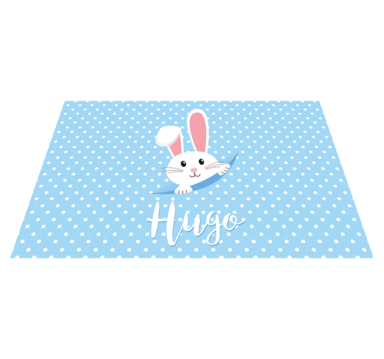 rabbit and moles kids rug - TenStickers