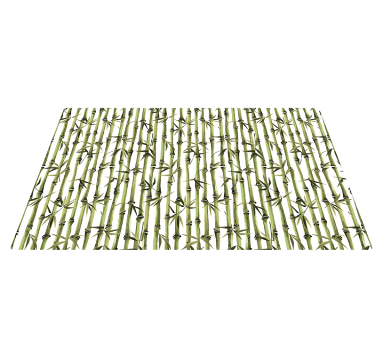 Bamboo Serenity nature rug - TenStickers