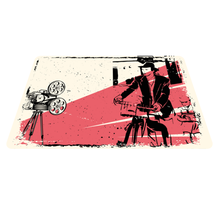 Classic Film Scene vintage rug - TenStickers