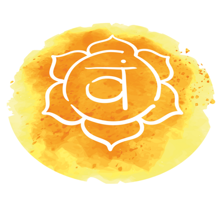 Radiant Chakra Symbol mandala rug - TenStickers
