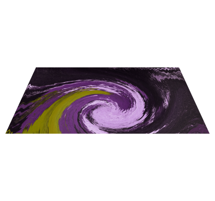 Spiraling colour flows teenage bedroom rug - TenStickers