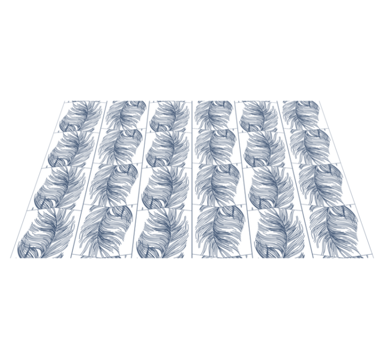 Graceful leaves nature rug - TenStickers