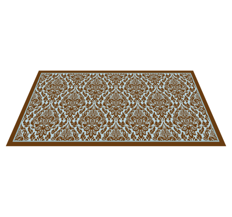 Elegant floral arrangement vintage rug - TenStickers