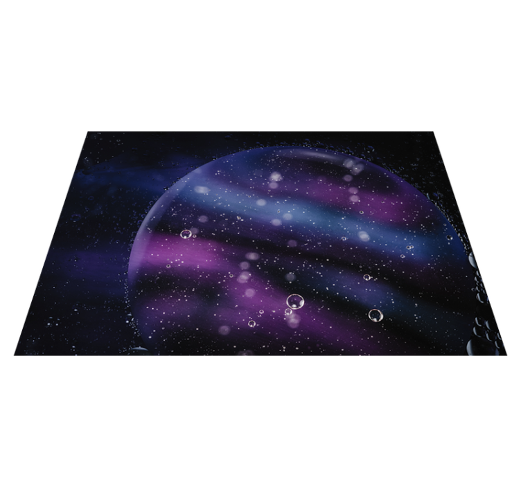 Cosmic bubble illusion star rug - TenStickers