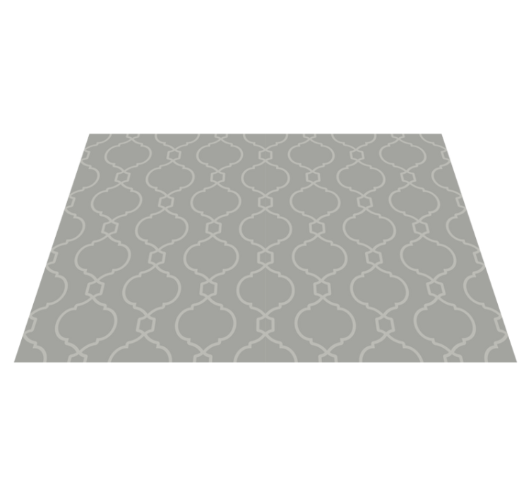 Stylish Geometric Print tile carpet - TenStickers