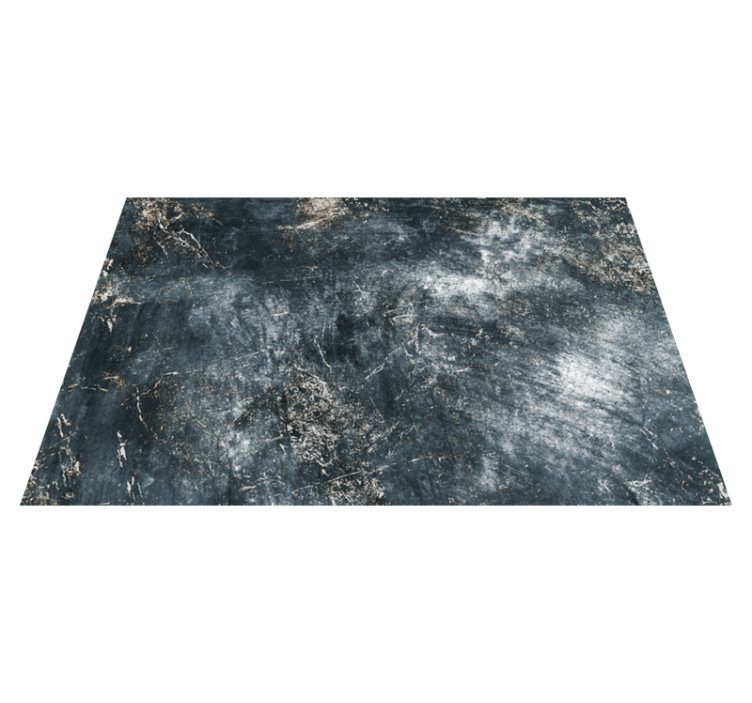 Dark texture imitation marble rug - TenStickers