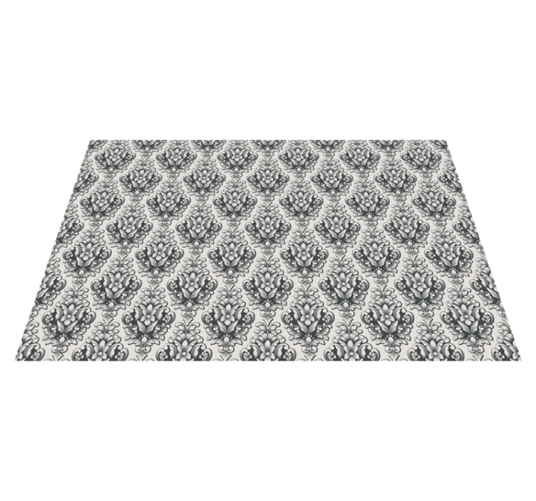 Baroque Tile Pattern vintage rug - TenStickers