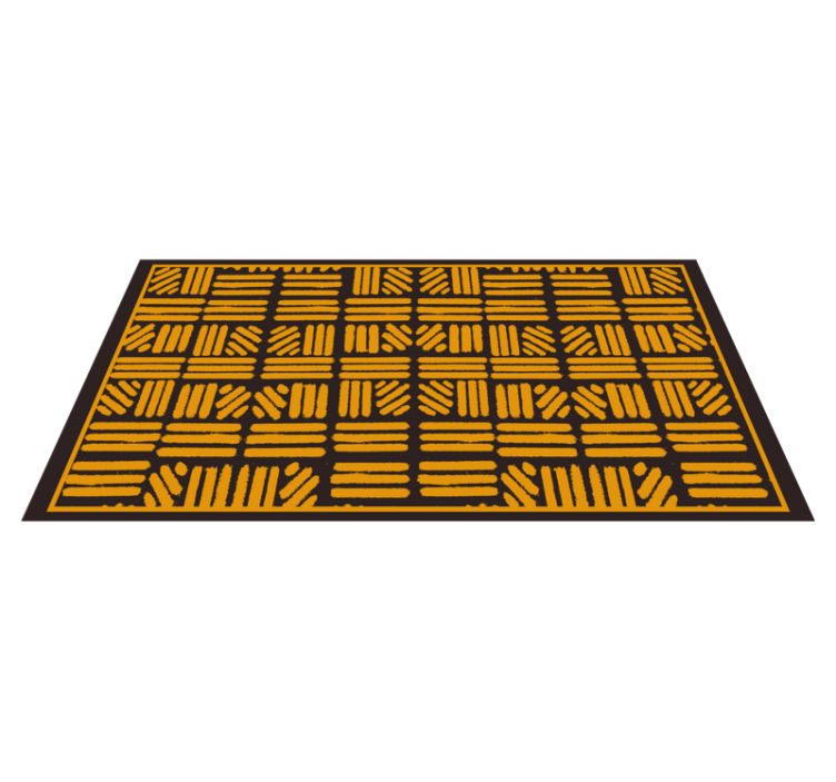 Abstract Geometric Pattern ethnic rug - TenStickers