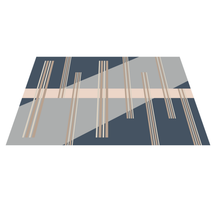 Striped Aesthetic stripes rug - TenStickers