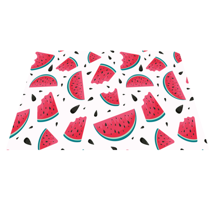Watermelon Slice Spread kids carpet - TenStickers