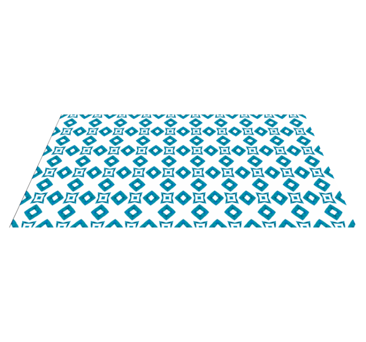 Diamond Motif geometric rug - TenStickers