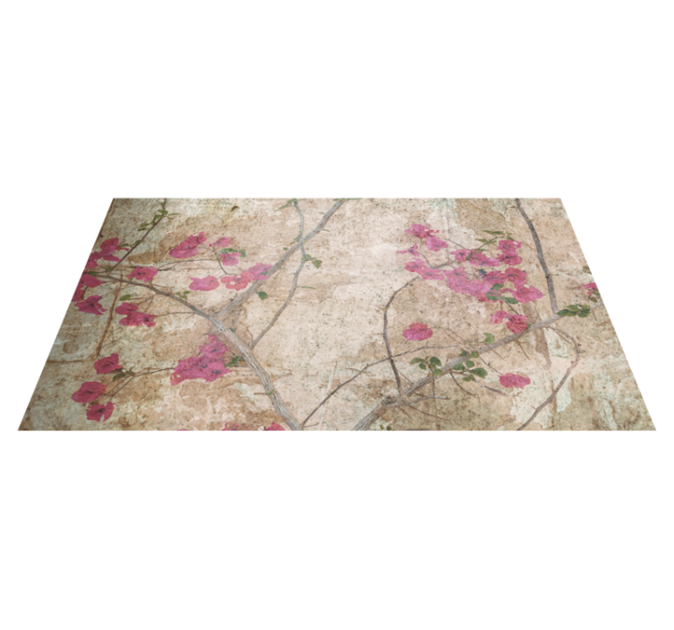 Vintage style ivy vintage floor rug - TenStickers