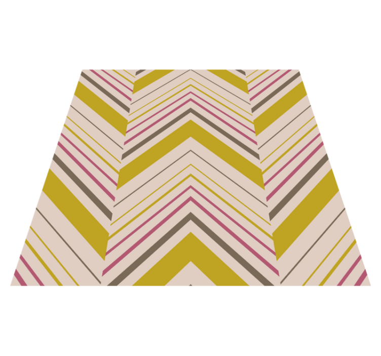 Chevron Lines stripes rug - TenStickers