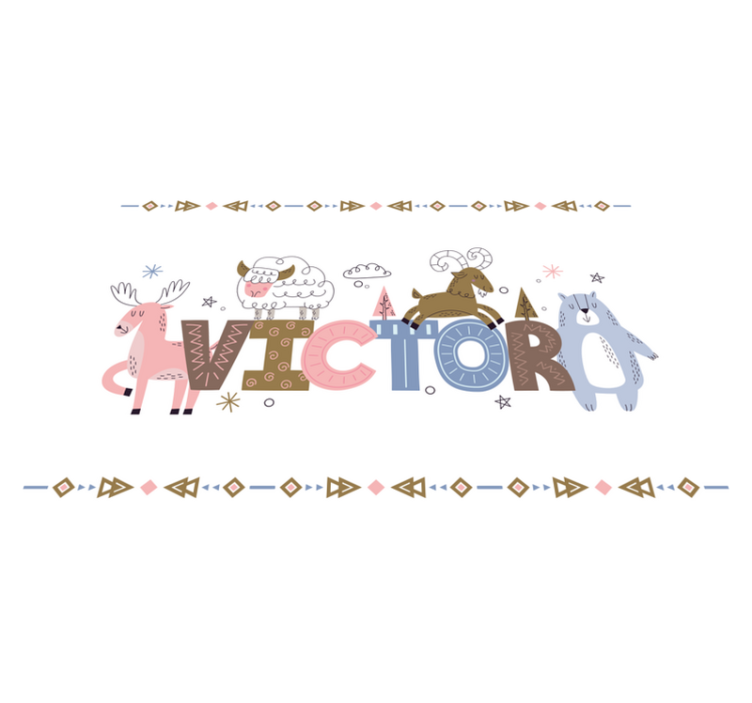 Personalized Alpaca Theme custom floor mat - TenStickers