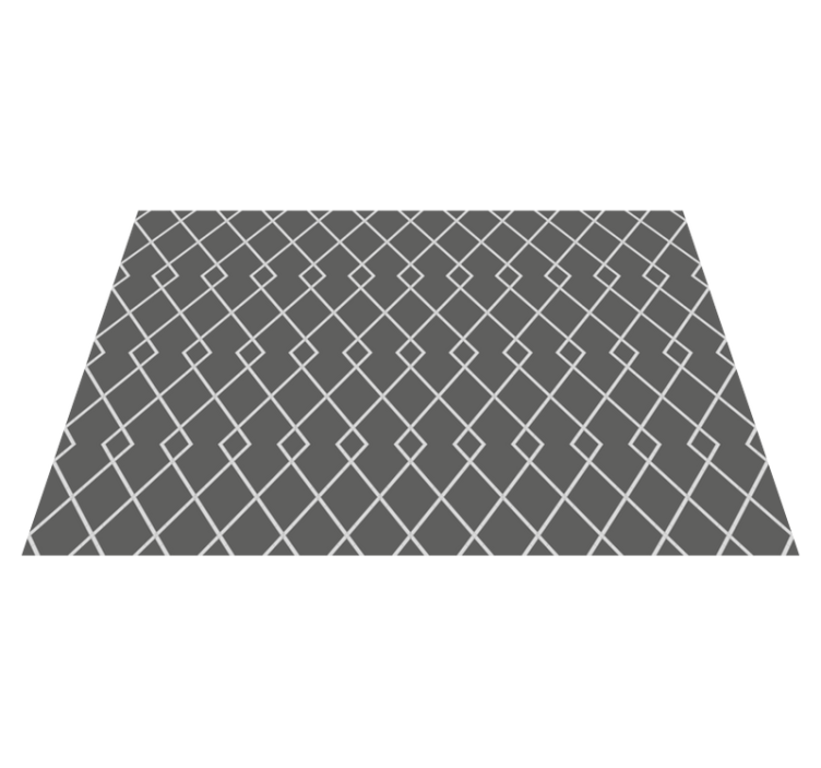 Elegant Diamond Arrangement geometric rug - TenStickers