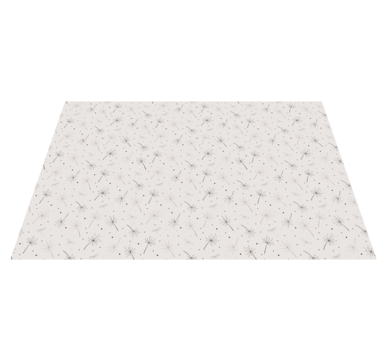 Dandelion Pattern floral rug - TenStickers