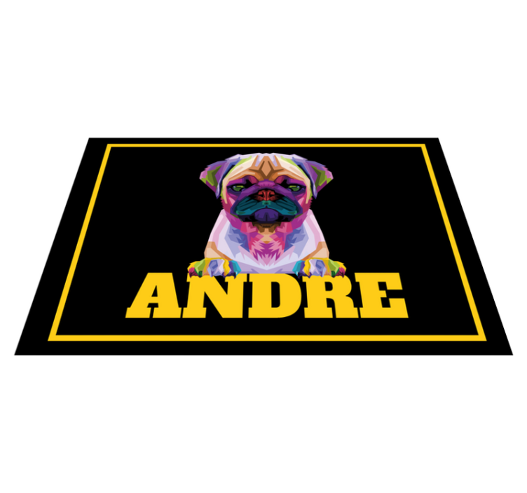 Customizable Pet custom floor mat - TenStickers