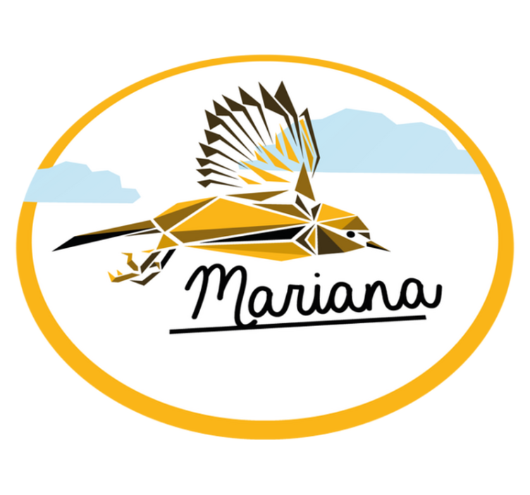 Personalized Bird custom floor mat - TenStickers