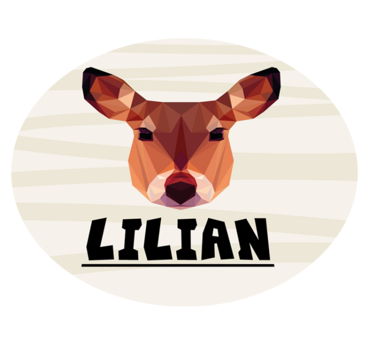 Customizable Deer custom floor mat - TenStickers