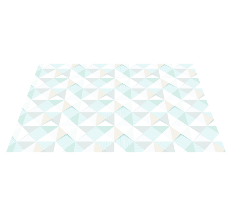 Pastel multicolored diamond  nordic rug - TenStickers