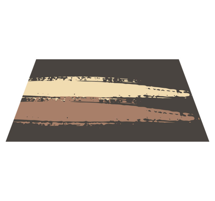 Abstract Textured Stripe brown rug - TenStickers