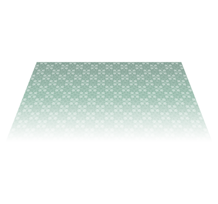 Mint green patterns bedroom carpet - TenStickers