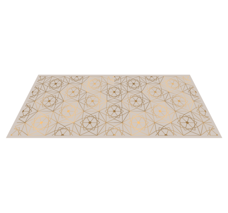 Aabstract pattern of lines geometric vinyl rug - TenStickers