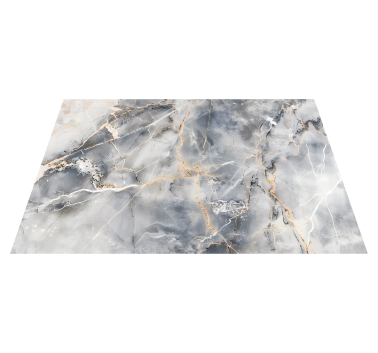 Bluish grey shade marble rug - TenStickers