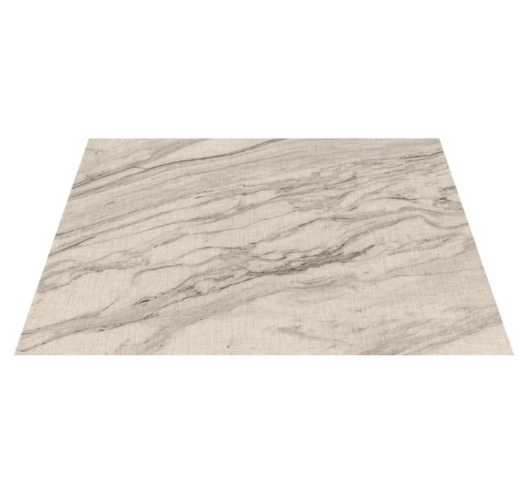 Ivory shades with black details marble rug - TenStickers