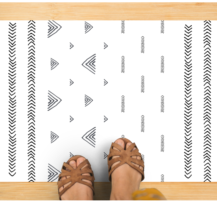 Contemporary Geometric Patterns ethnic rug - TenStickers